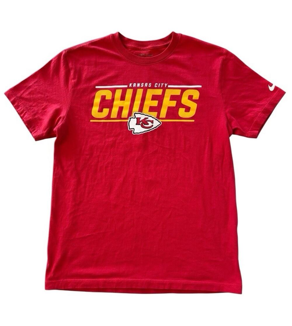 Nike Kansas City Chiefs NFL Football Shirt Red Yellow White Size M